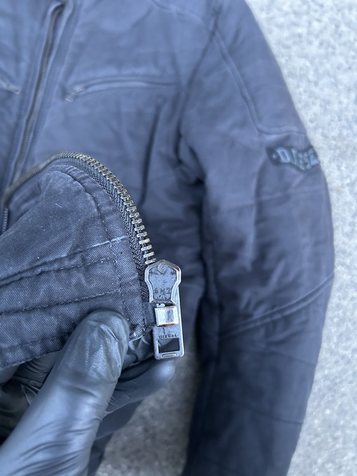 Diesel Diesel Vintage black Jacket Y2K Bomber with patch Size M / US 6-8 / IT 42-44 - 7 Thumbnail