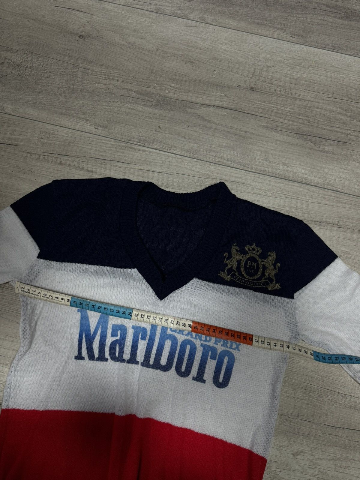 Marlboro Vintage Marlboro Grand Prix Racing Knit Sweater 90s Formula1 Size US M / EU 48-50 / 2 - 6 Thumbnail