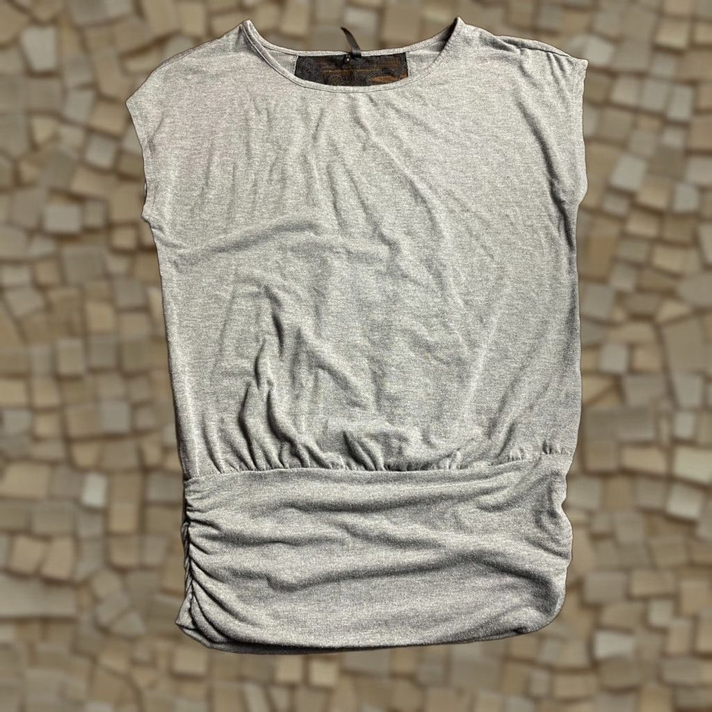 Vintage Maurices Shirt Women's Size Small Gray Black Lace Sleeveless Shirt Casual Modern Womens Size S / US 4 / IT 40 - 1 Thumbnail