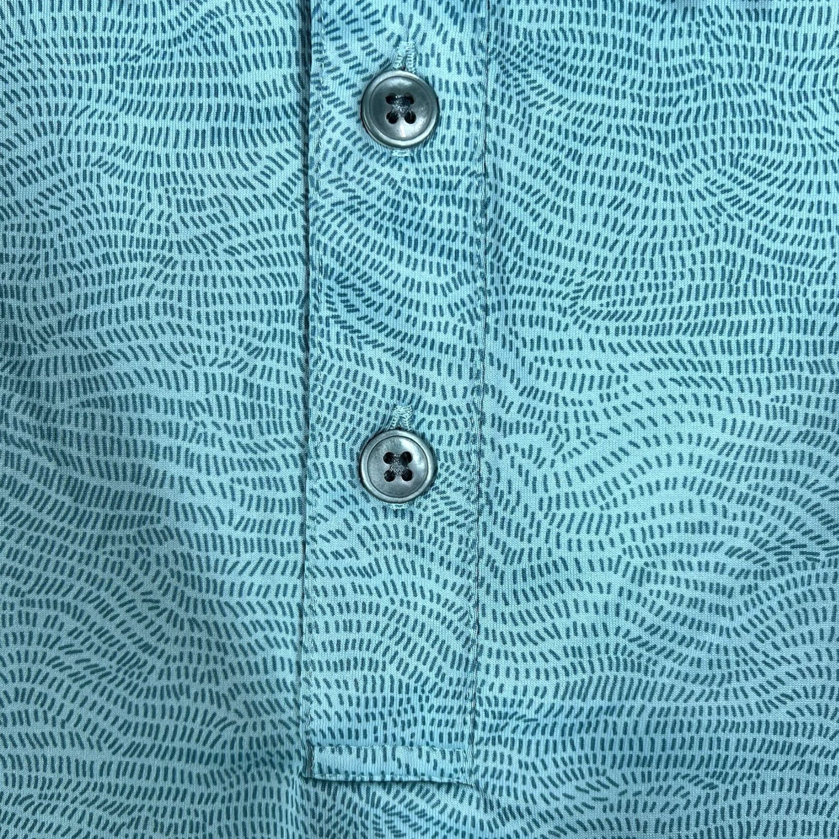 Vintage Walter Hagen Performance Polo Men’s XL Aqua Teal Blue Geometric Golf Perfect 11 Size US XL / EU 56 / 4 - 6 Thumbnail