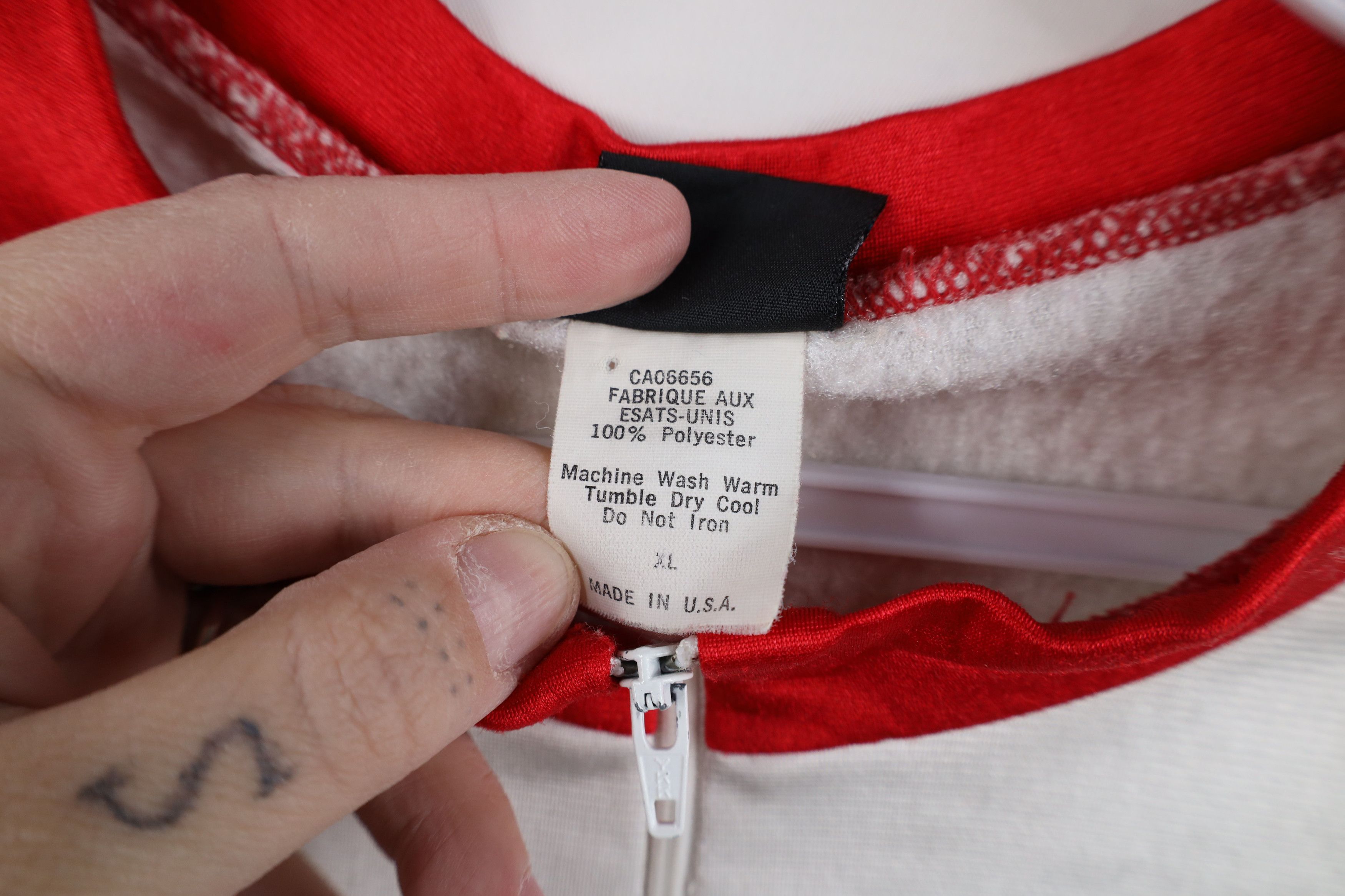 Vintage Vintage 90s Christmas Santa Claus Fleece Cycling Jersey Size US XL / EU 56 / 4 - 10 Thumbnail