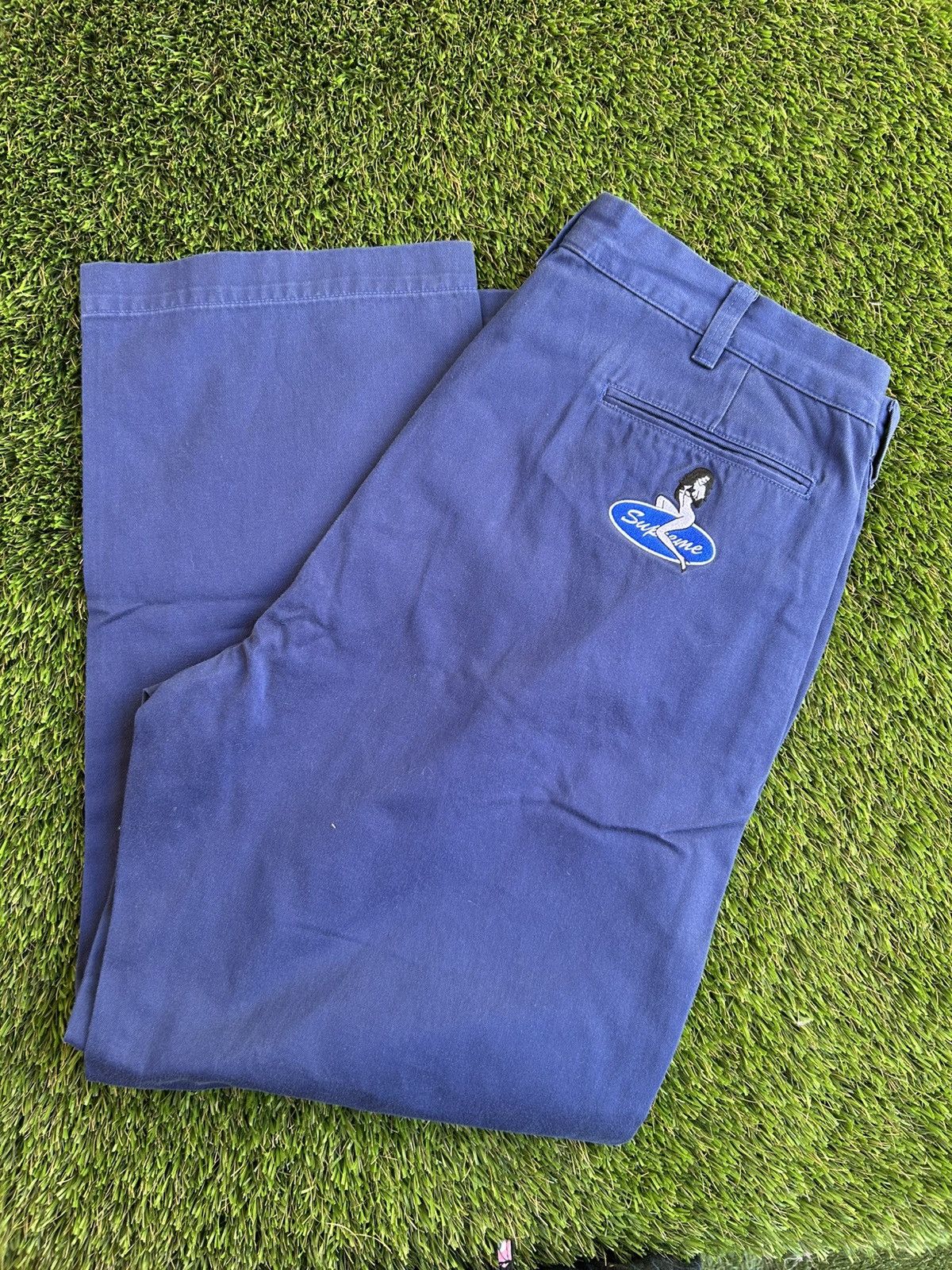 Supreme Supreme Pin Up Girl Chino Work Pants | Grailed