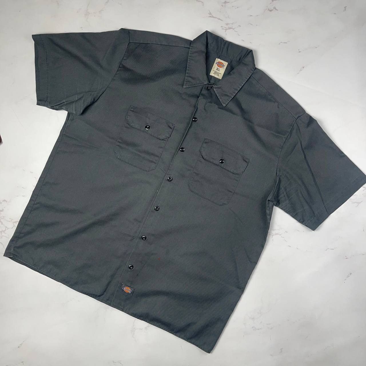 Dickies Vintage Dickies Blend Gray Uniforms Shirt Short Sleeve Sz XL Size US XL / EU 56 / 4 - 2 Thumbnail