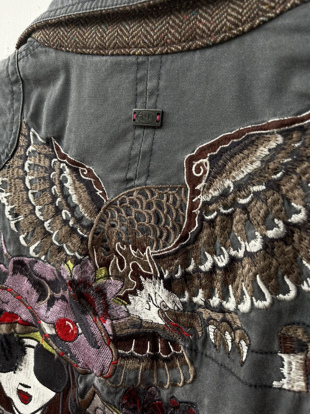 14th Addiction × If Six Was Nine × KMRii Gg&Bg Sukajan Embroidered Skull Jacket Size US XS / EU 42 / 0 - 8 Thumbnail
