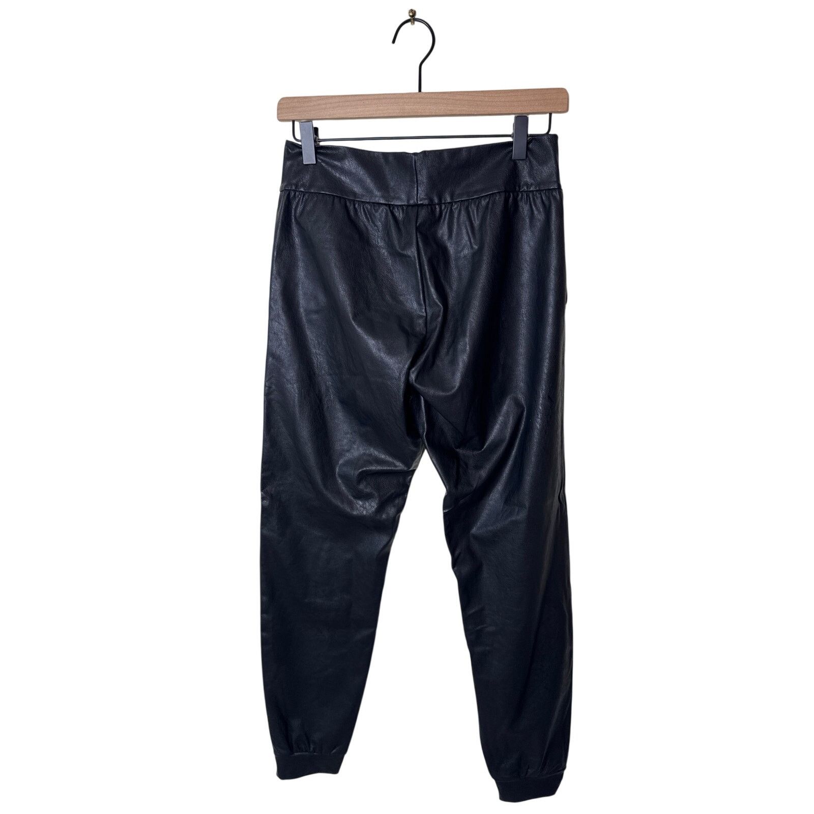 Commando COMMANDO Faux Leather Pull On Jogger Pant Black Size Small Size 28" / US 6 / IT 42 - 2 Thumbnail