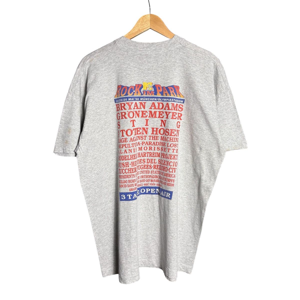 Mtv Vintage 90s Mtv Rock I’m Park Tour Music T-Shirt Size US XL / EU 56 / 4 - 2 Thumbnail