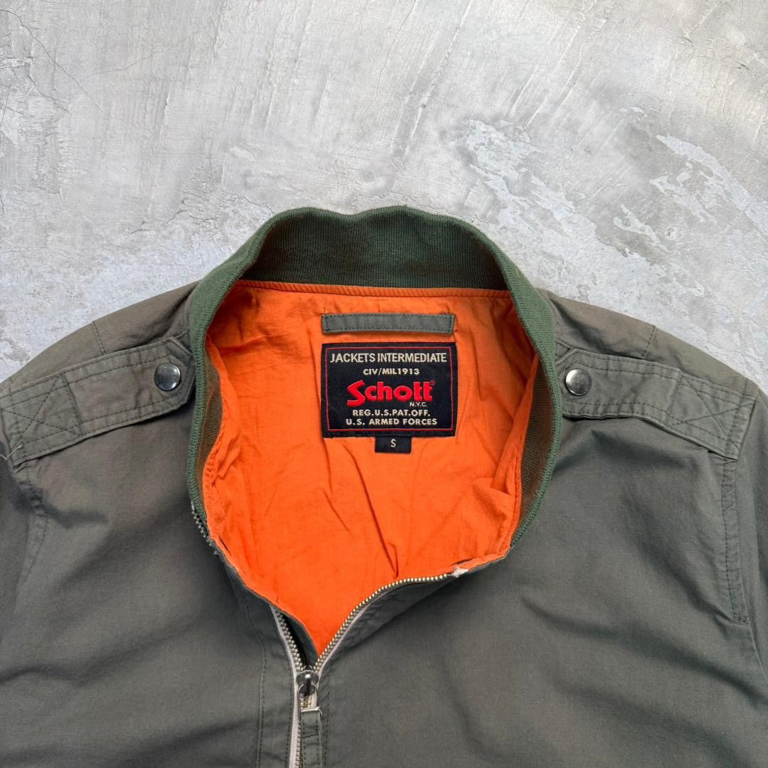 Schott 👹Vintage Schott MA-1 Military Bomber Jacket Vibe Raf Simons Size US S / EU 44-46 / 1 - 6 Thumbnail