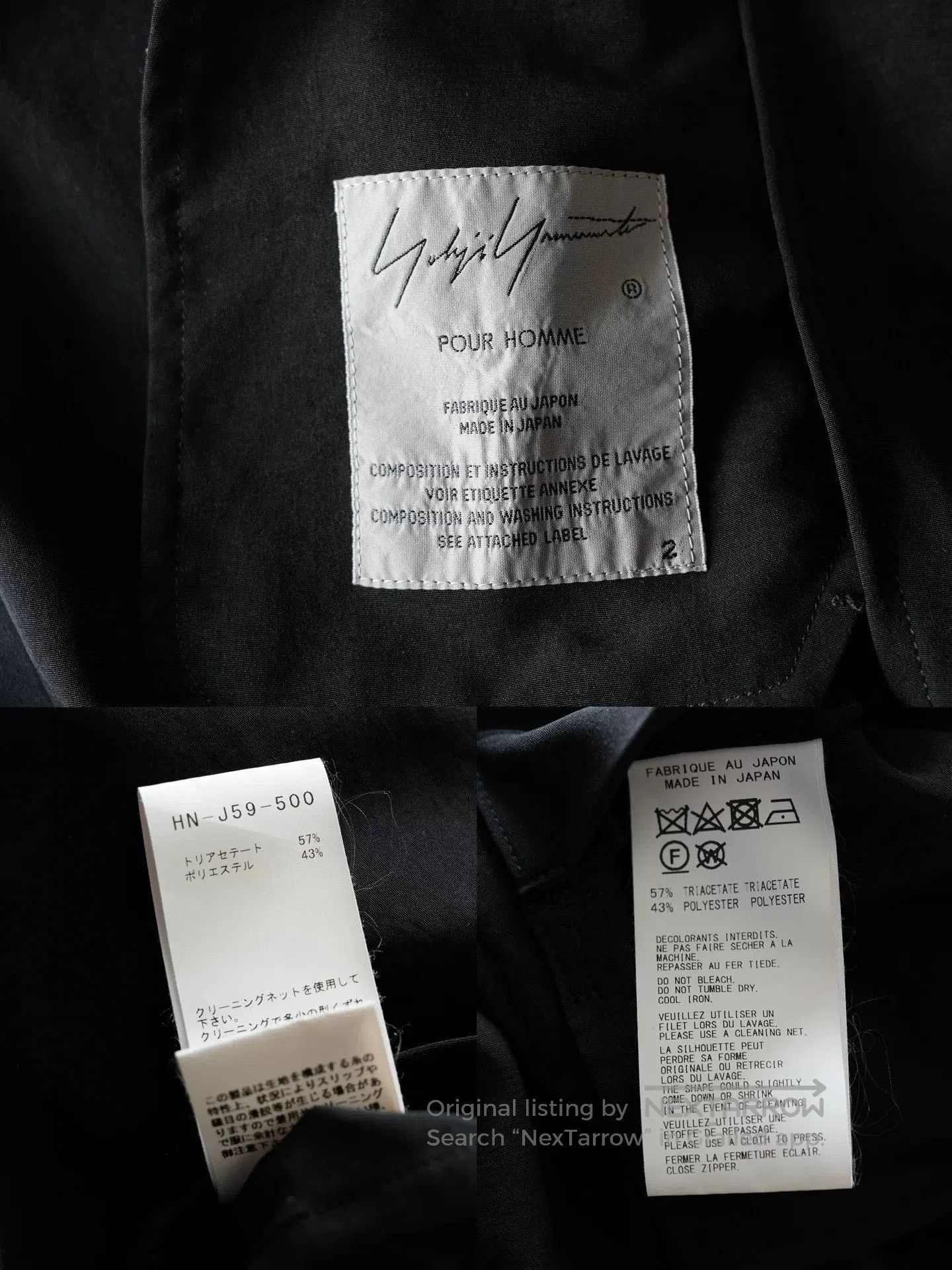 Yohji Yamamoto Yohji Yamamoto Multi. Size US M / EU 48-50 / 2 - 7 Thumbnail
