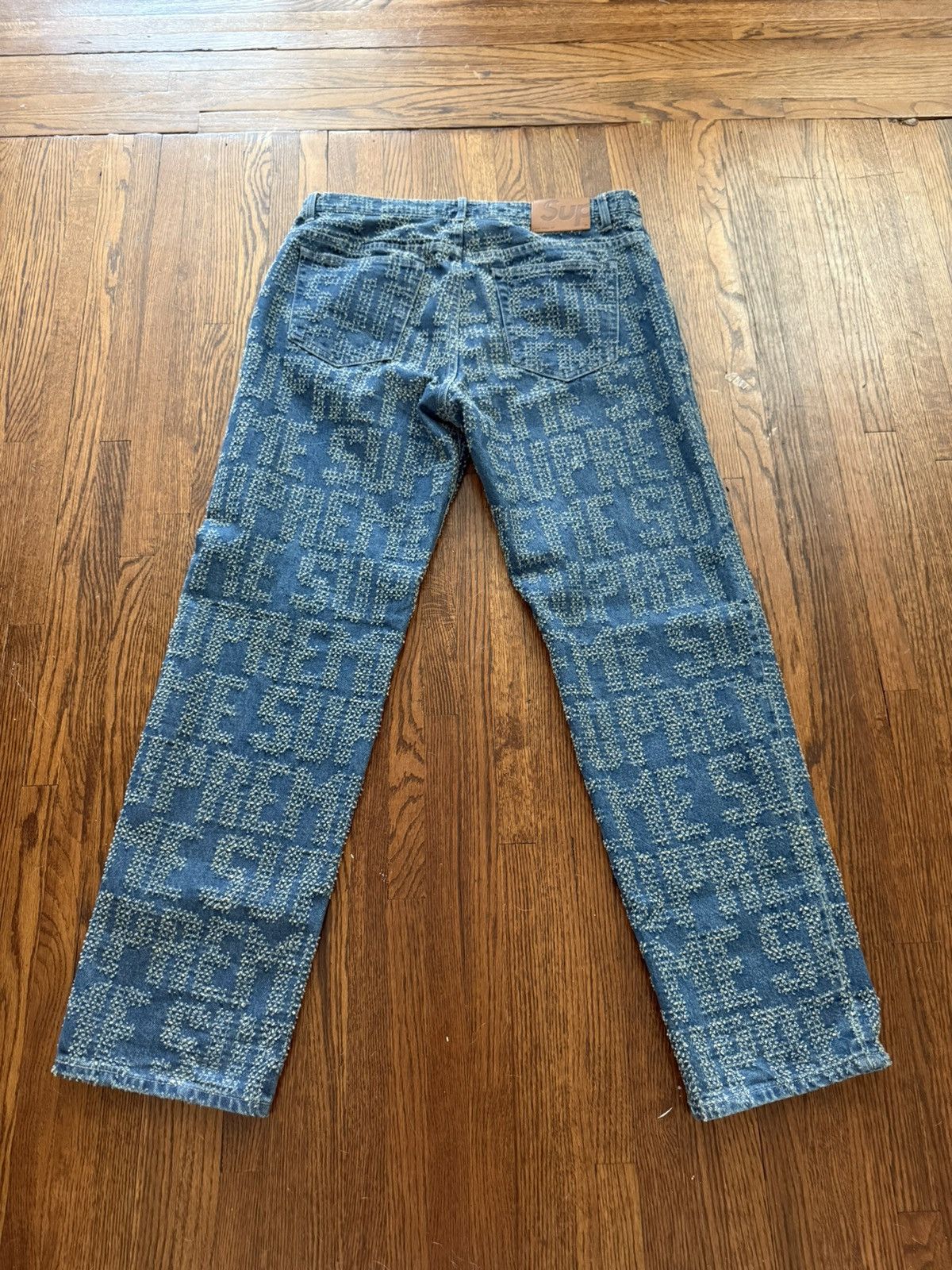 Supreme Supreme needle punch jeans Size US 32 / EU 48 - 4 Thumbnail