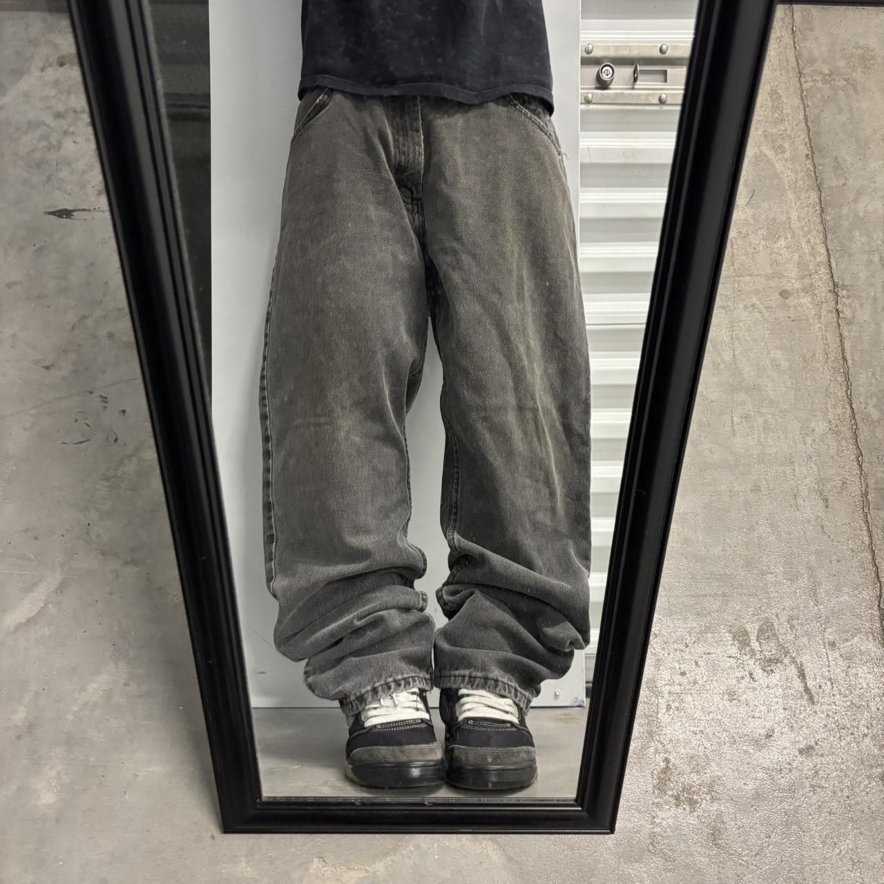 Vintage Crazy Vintage Y2K/2000s Grunge Faded Black Denim Jeans! 34x31 Size US 34 / EU 50 - 1 Thumbnail