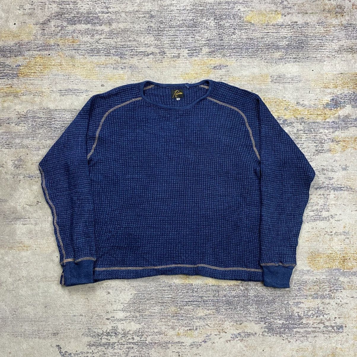 Japanese Brand × Needles Needles indigo sweatshirt Size US M / EU 48-50 / 2 - 1 Thumbnail