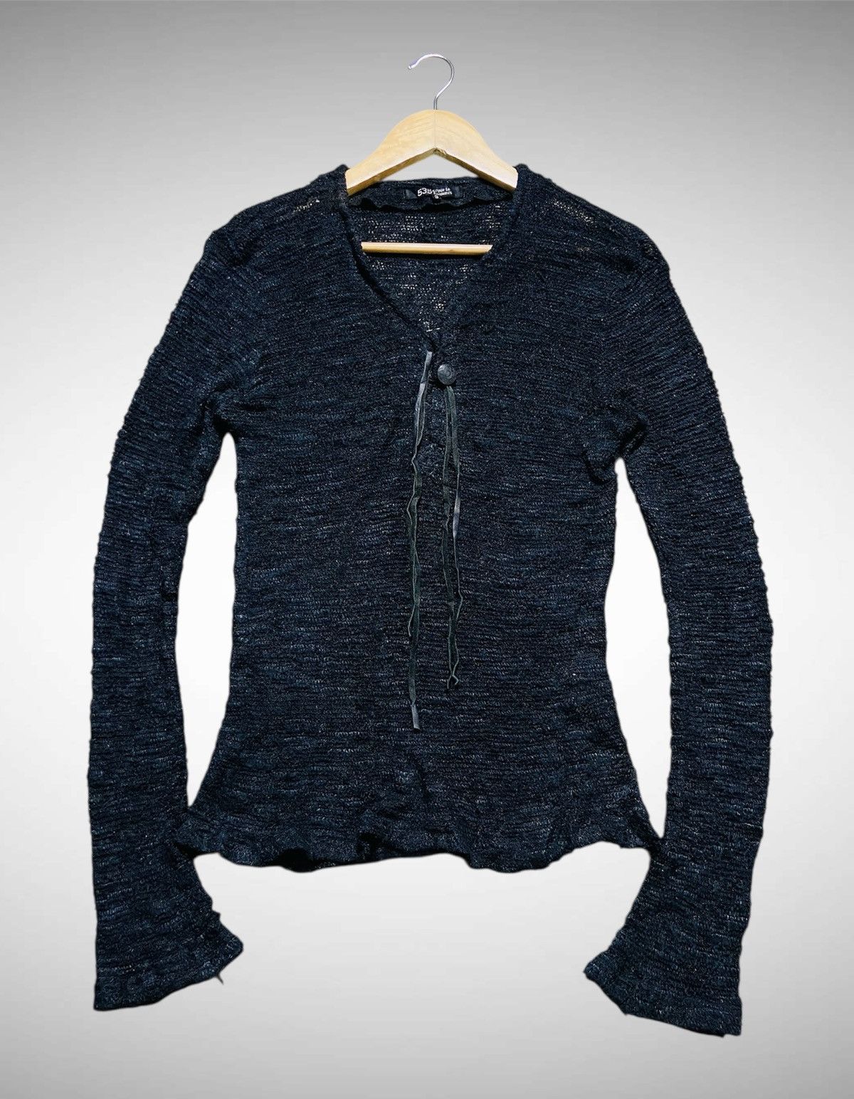 5351 POUR LES HOMMES 5351 Pour Les Hommes Mesh Knit Shirt-Archival Japan Fashion Size US M / EU 48-50 / 2 - 2 Thumbnail