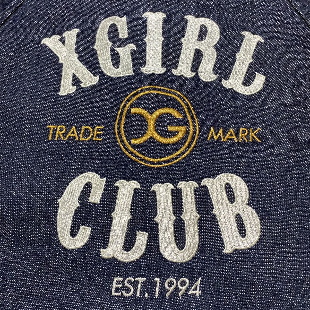 Japanese Brand × Vintage Vintage X-girl Embroidered Denim Jacket Size US M / EU 48-50 / 2 - 7 Thumbnail