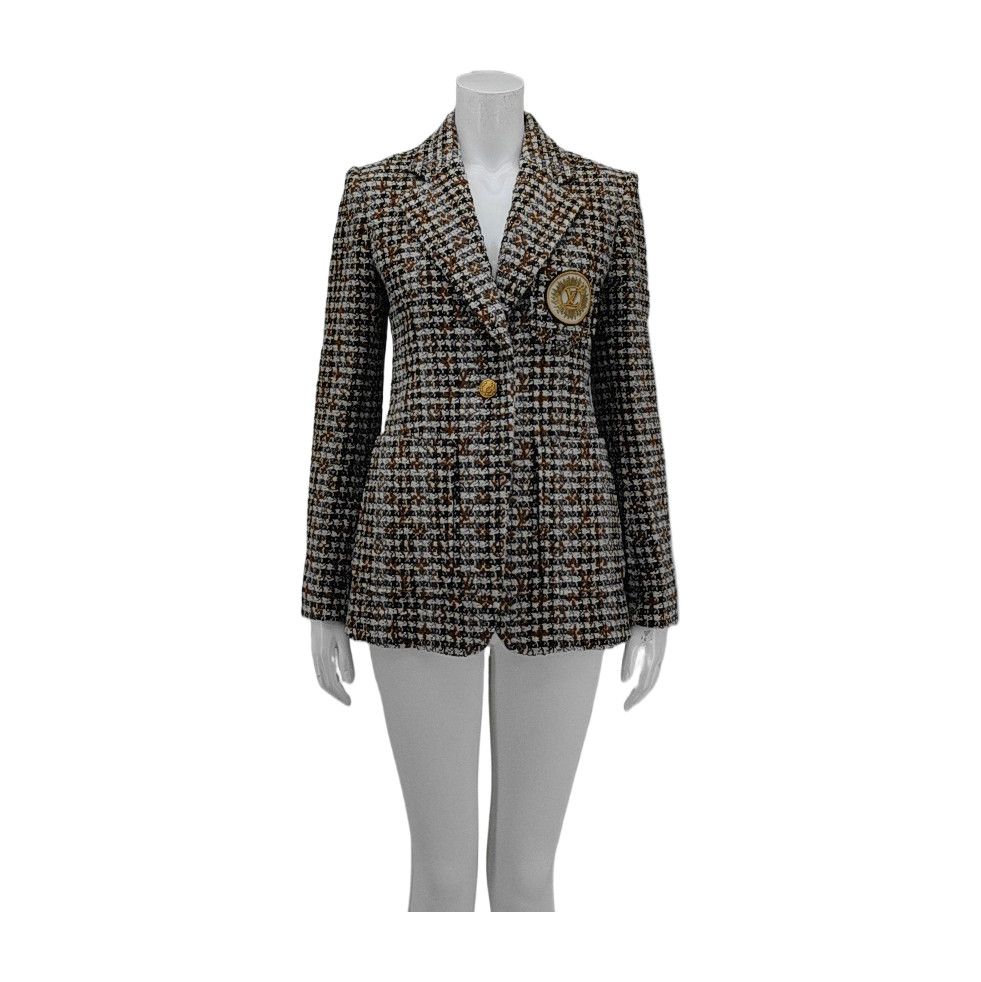 Louis Vuitton Louis Vuitton Tweed Monogram Badge Blazer Size 38 Size S / US 4 / IT 40 - 1 Thumbnail