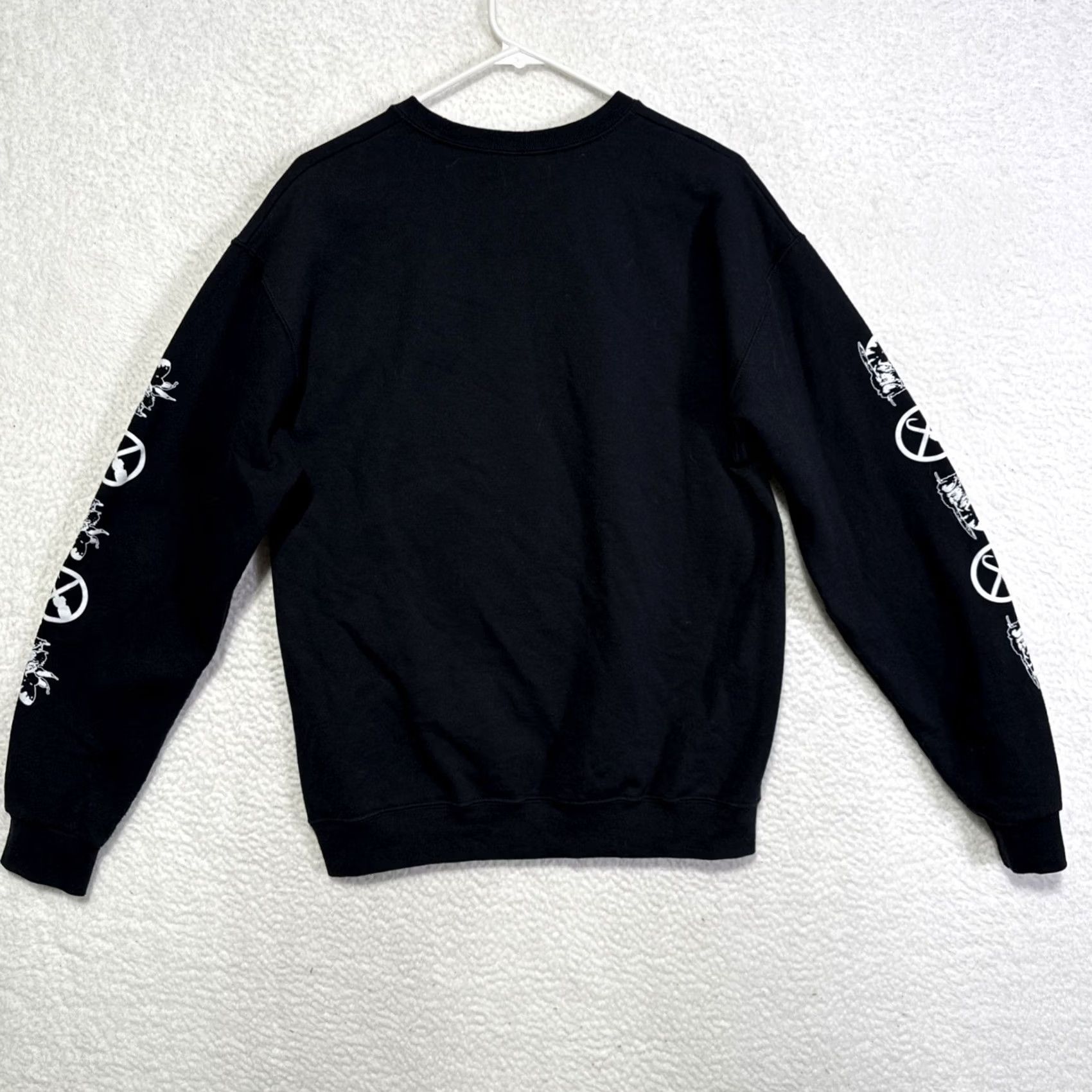 Vintage VINTAGE Candyman Farewell To The Flesh Pullover Crewneck Sweatshirt Mens Size M Black Cotton Polyester Fleece Goodie Two Sleeves Size US M / EU 48-50 / 2 - 3 Thumbnail