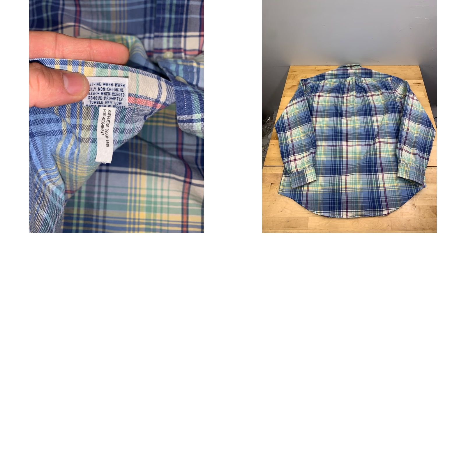 Polo Ralph Lauren Polo Ralph Lauren Button-Up Shirt Men L Long Sleeve Plaid Multicolor Cotton Classic Size US L / EU 52-54 / 3 - 8 Thumbnail