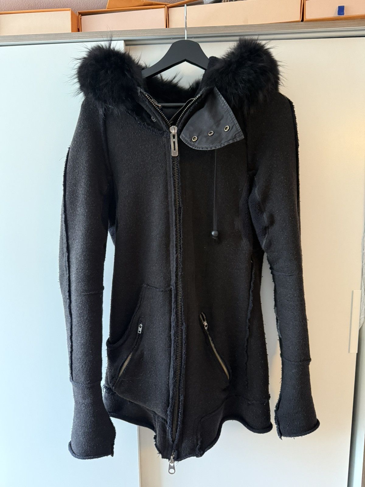 Le Grande Bleu (L.G.B.) L.G.B. Fur Parka Hoodie If six was