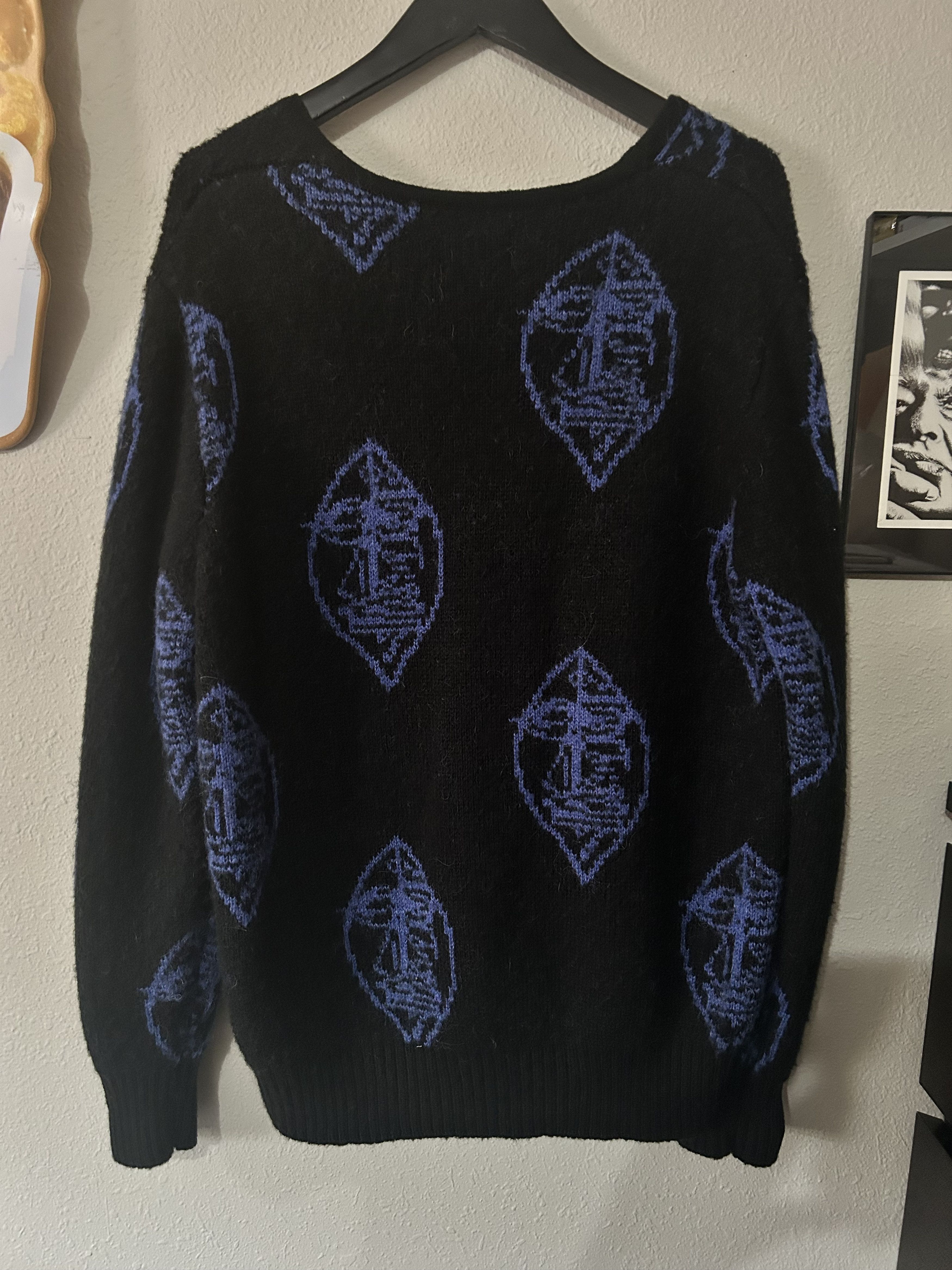 Stussy Mask Mohair Cardigan Size US S / EU 44-46 / 1 - 2 Thumbnail