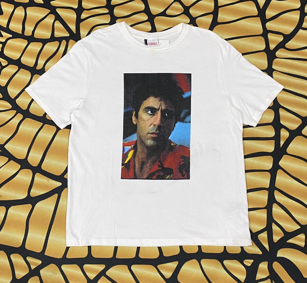 Other RARE SCARFACE AL PACINO AMERICAN CRIME DRAMA WHITE TEE Size US L / EU 52-54 / 3 - 1 Thumbnail