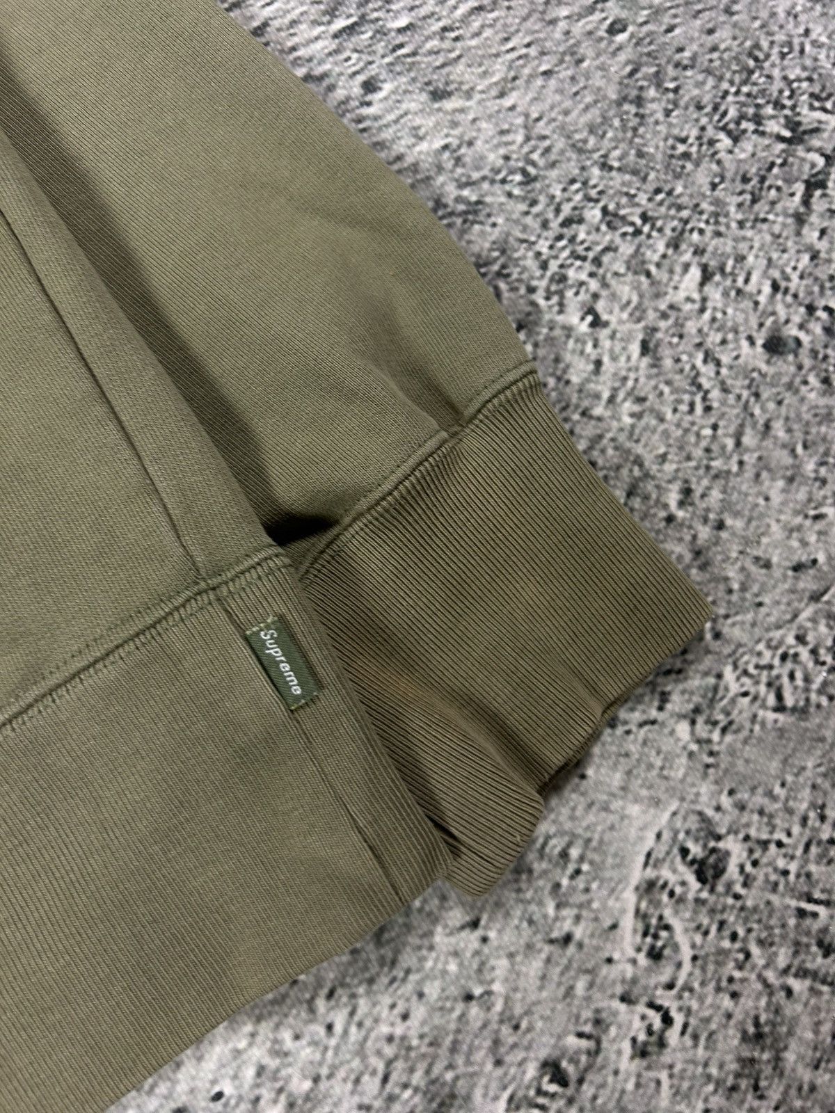 Supreme Supreme hoodie chainstitch Picasso FW18 Olive green Size US M / EU 48-50 / 2 - 6 Thumbnail