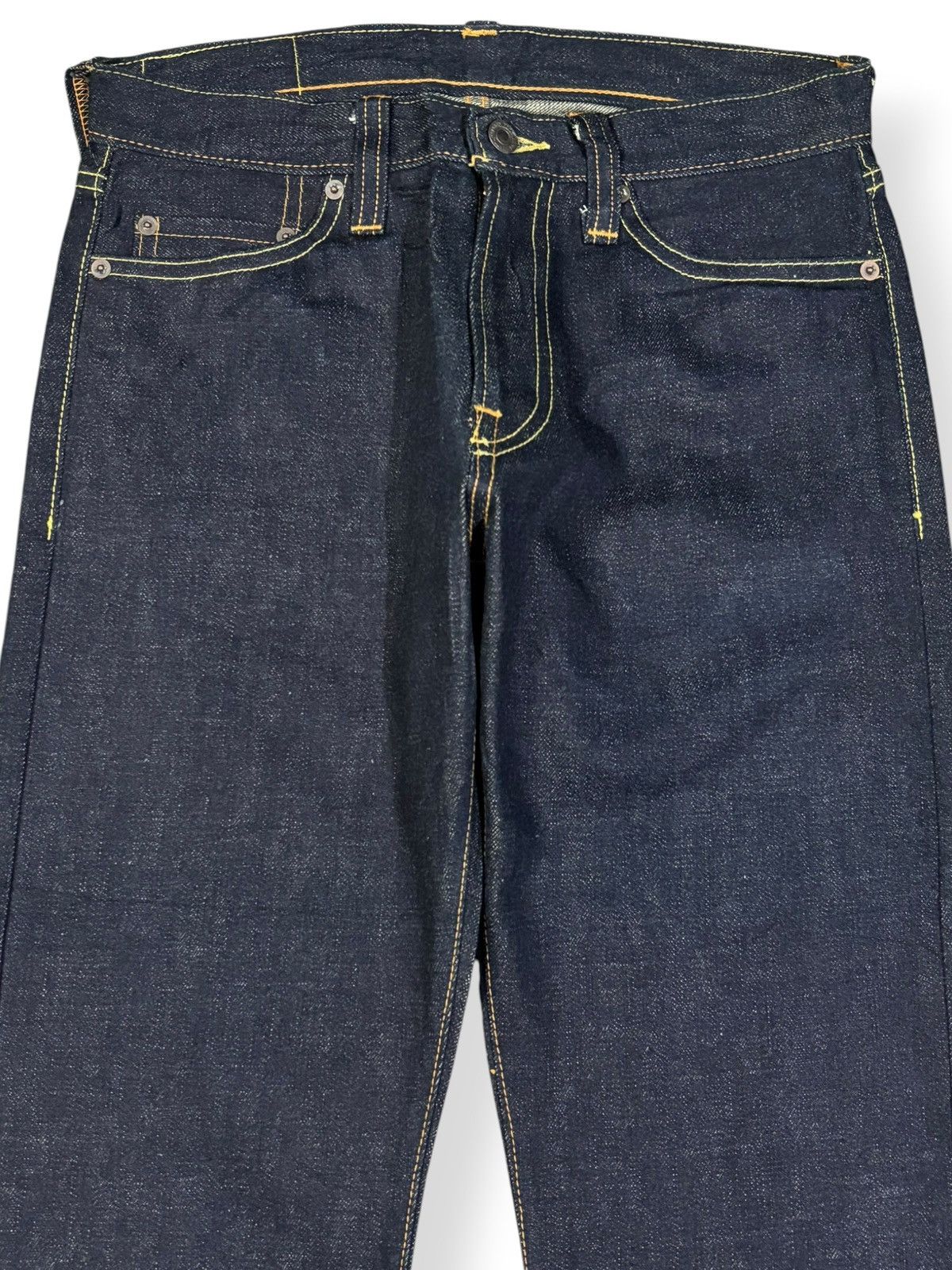 Tornado Mart Vintage Japanese Brand Jelado 15oz Raw Indigo Flare Jeans Size US 30 / EU 46 - 3 Thumbnail