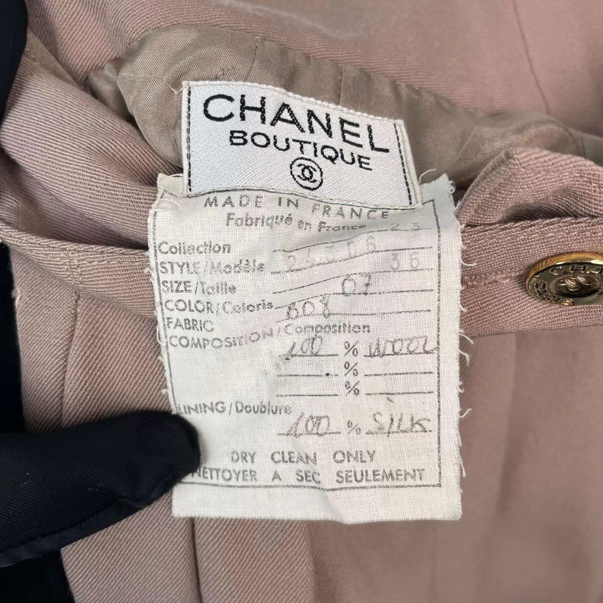 Chanel Chanel suit pants size 36 Size 26" / US 2 / IT 38 - 4 Thumbnail