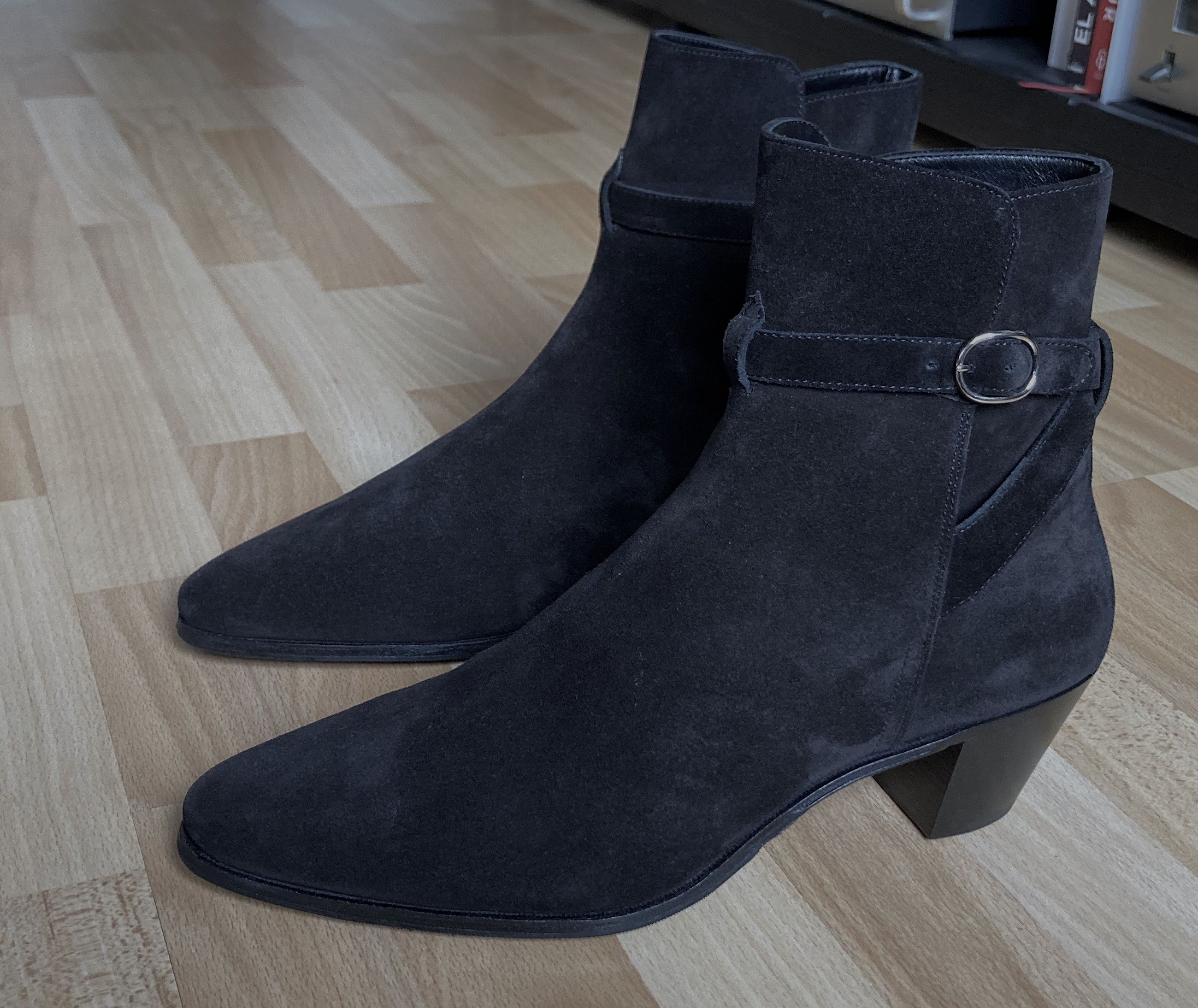 SS19 Boot Jodhpur Jacno In Suede Calfskin