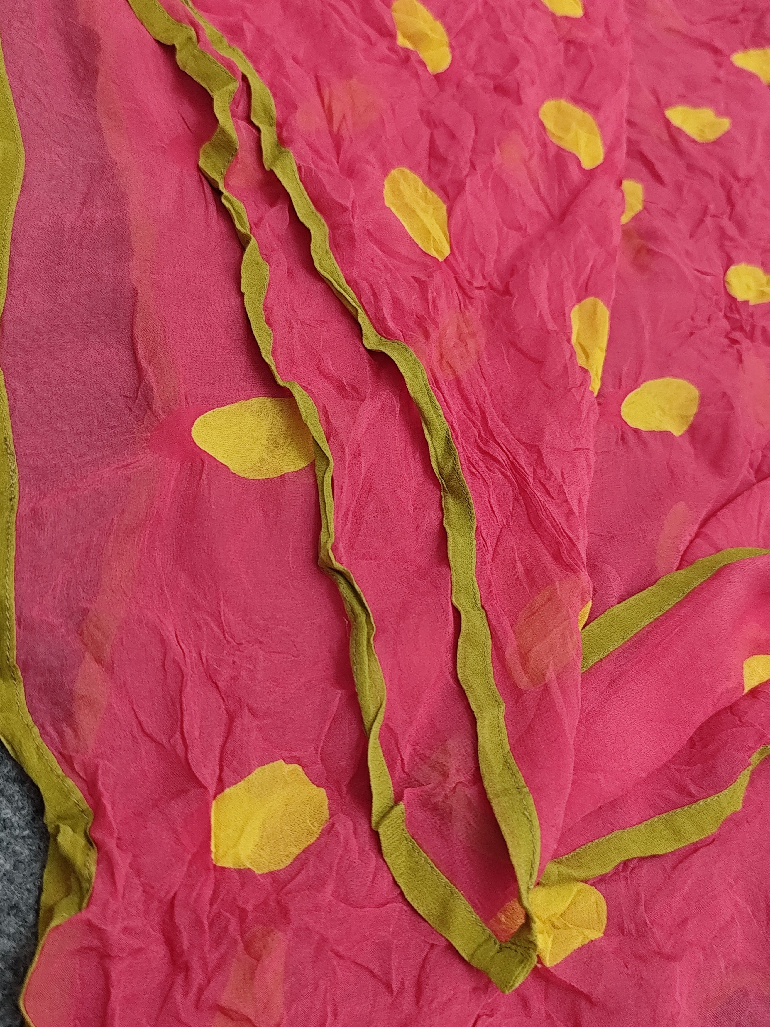 Issey Miyake Issey Miyake FETE Polka Dot Silk Scarf / Shawl Size ONE SIZE - 3 Thumbnail