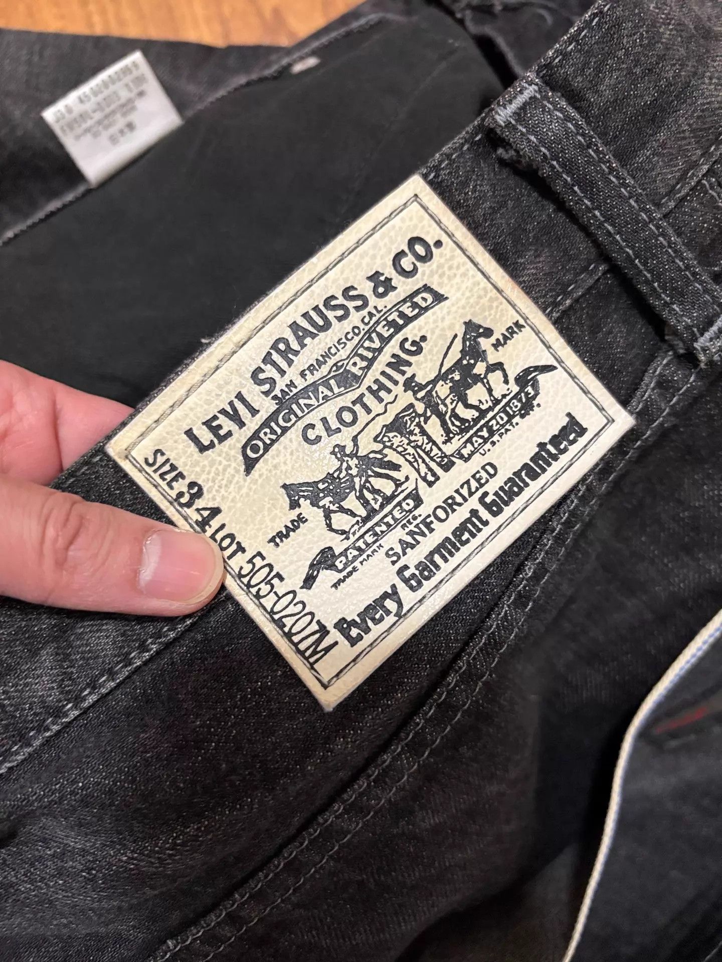 Levi's LEVIS FENOM White Button Heavy Wash 505 Jeans W34 Size US 34 / EU 50 - 8 Thumbnail