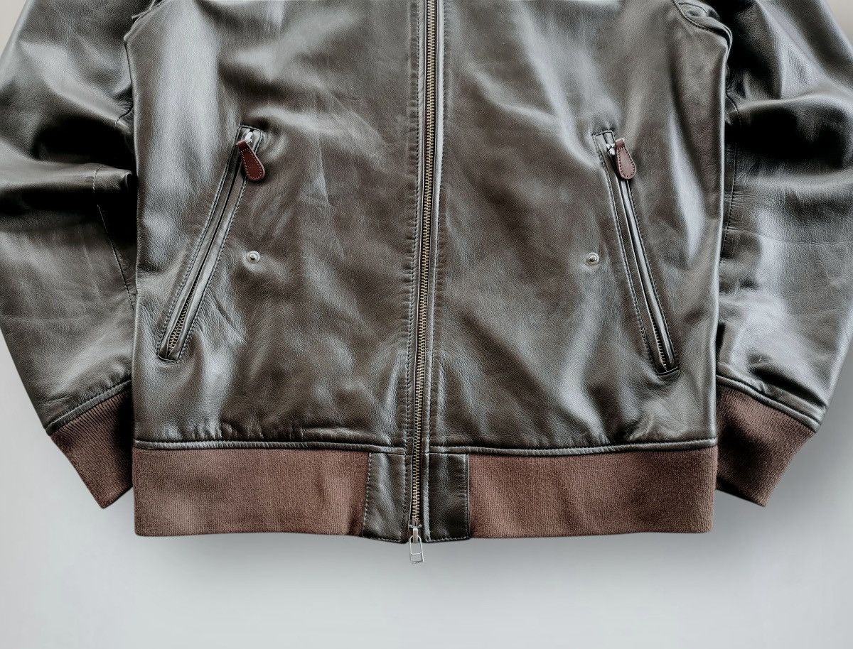 Edifice Japan EDIFICE Leather Bomber Jacket Sheepskin Rare Piece Size US S / EU 44-46 / 1 - 6 Thumbnail