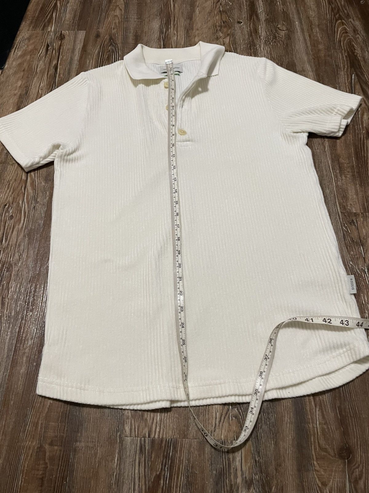 Oliver Spencer Oliver Spencer Wide Wale Corduroy Cream Pullover Polo Shirt Size US S / EU 44-46 / 1 - 6 Thumbnail
