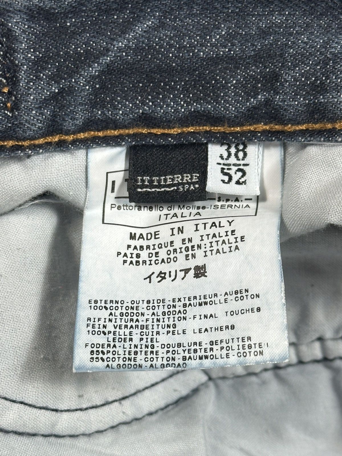 Dolce & Gabbana F/W2004 Dolce & Gabbana Biker Straight Leg Blue Denim Jeans Size US 36 / EU 52 - 17 Thumbnail
