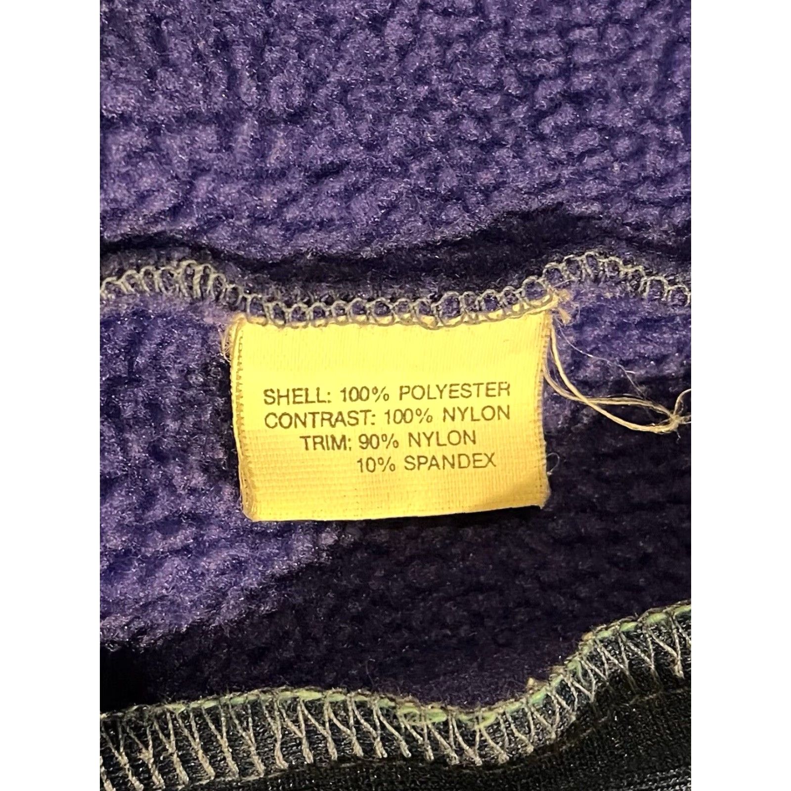 Vintage VINTAGE L.L. Bean Full Zip Fleece Sweatshirt Men’s Large Purple Teal 90s Size US L / EU 52-54 / 3 - 7 Thumbnail
