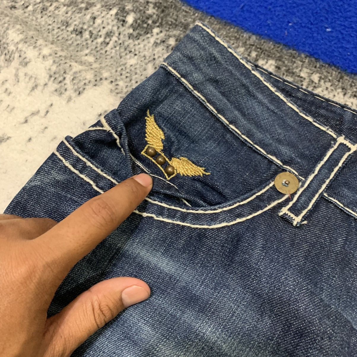 Robins Jeans Vintage Robin’s Art Embroidered Wings Back Bootcut Jeans Size US 32 / EU 48 - 4 Thumbnail