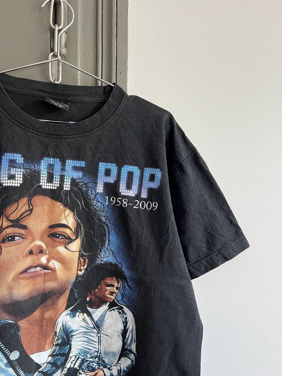 Band Tees Vintage Single Stitch 1958-2009 Michael Jackson King Of Pop Size US XL / EU 56 / 4 - 4 Thumbnail