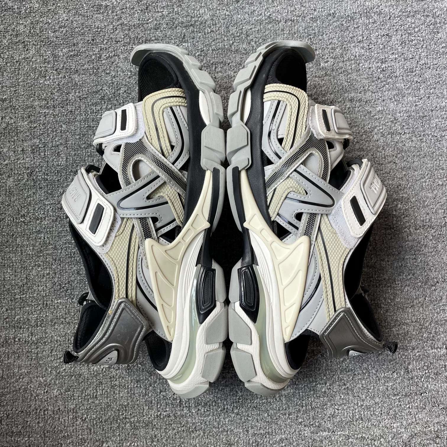 Balenciaga Balenciaga Track 1.0 Sandal Men's 42 Cool Gray 98 New Size US 9 / EU 42 - 6 Thumbnail