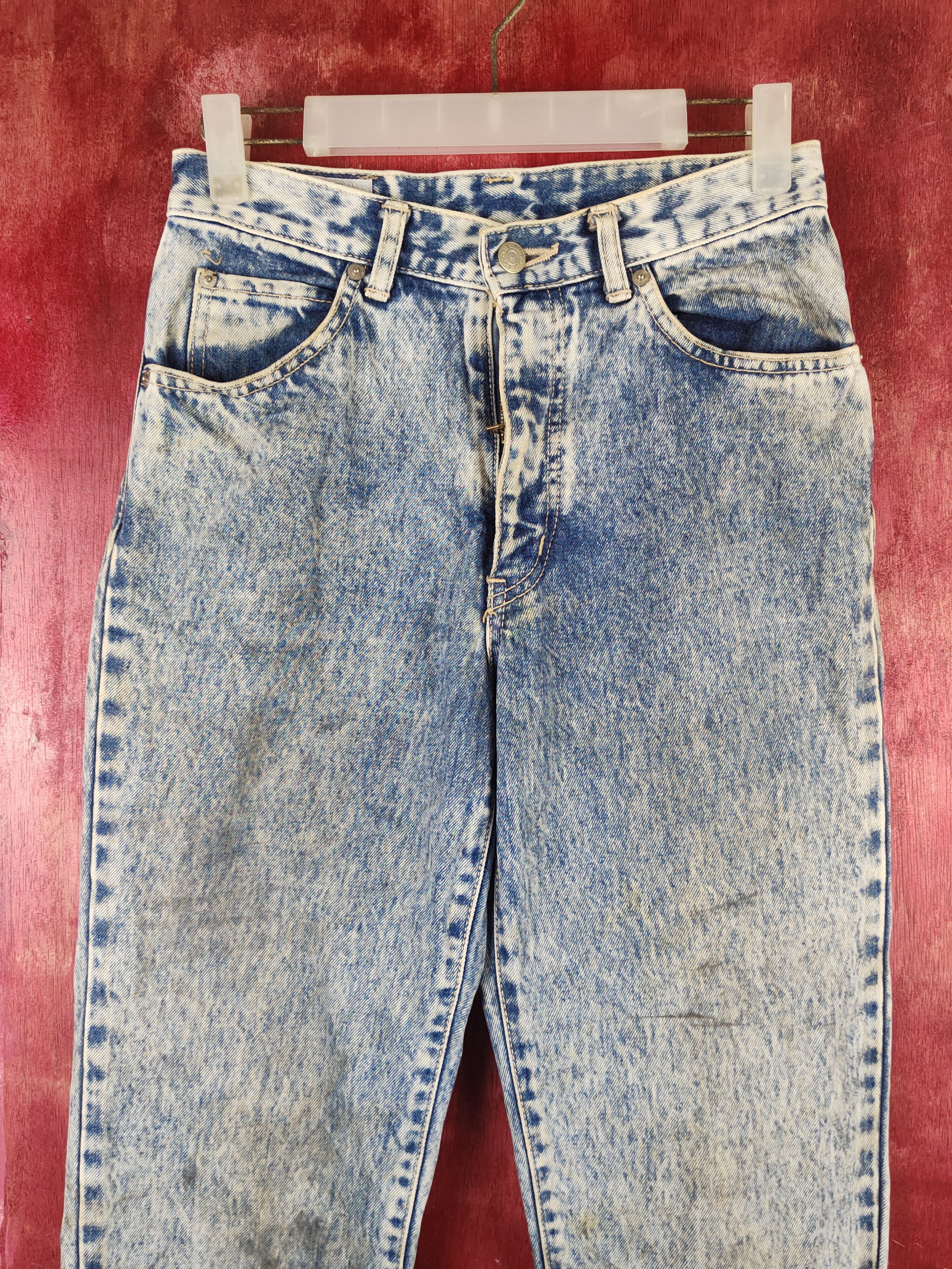 Edwin Edwin Blue Faded Distressed Ripped Jeans #S2360 Size US 27 - 2 Thumbnail