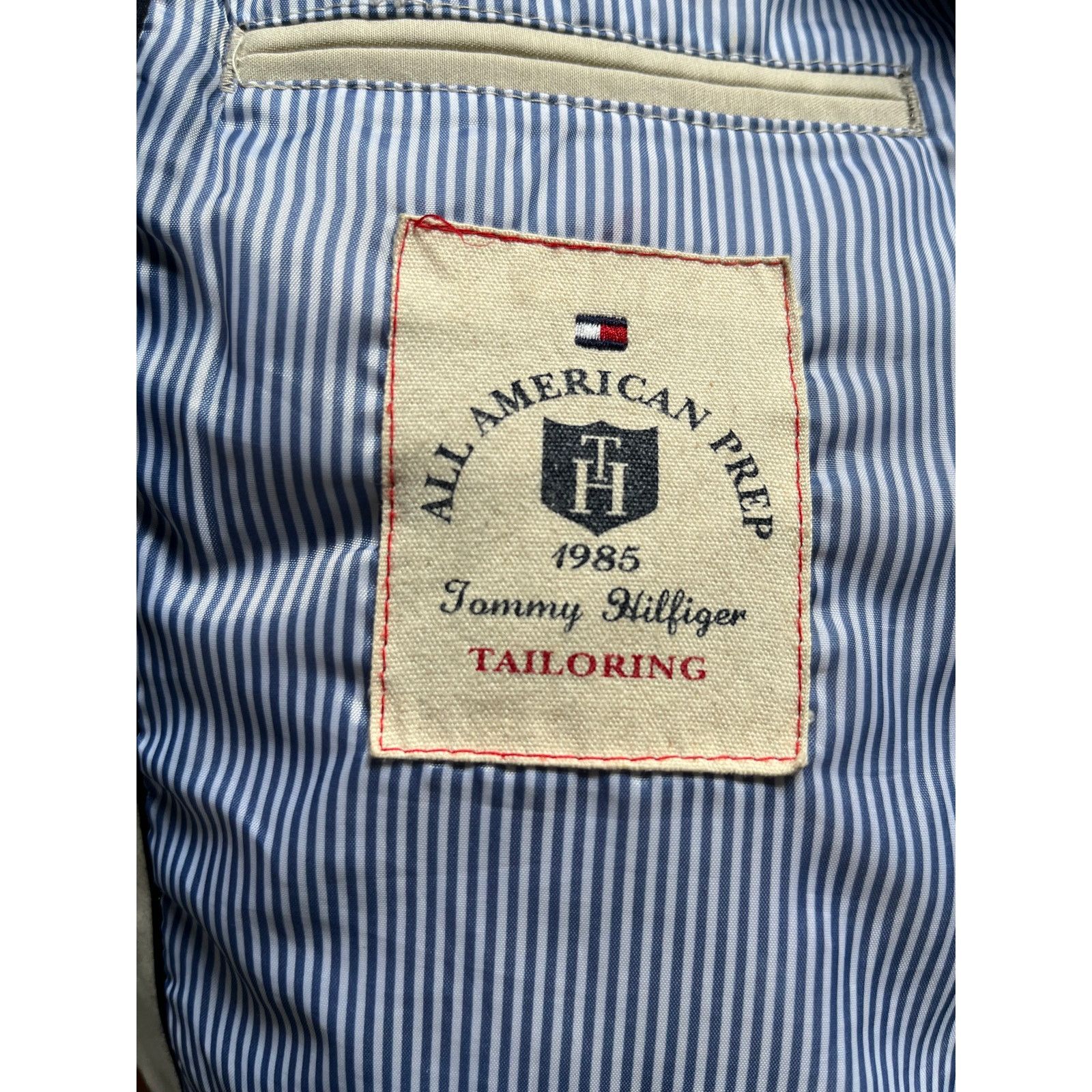 Tommy Hilfiger VINTAGE- Tommy Hilfiger Blazer with lining fold Size L / US 10 / IT 46 - 6 Thumbnail
