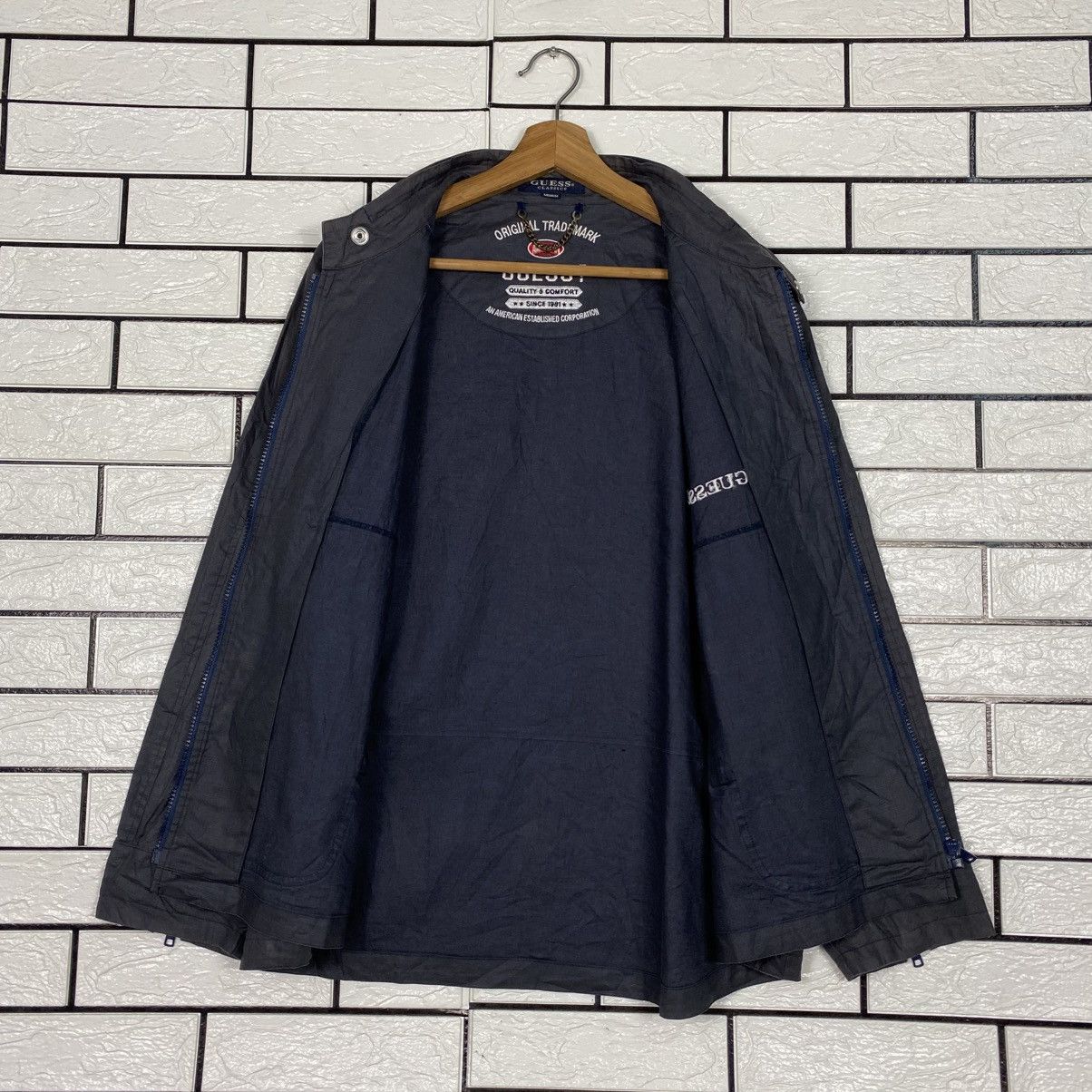 Guess Vintage Zipper Jacket Guess Classic Full Print Size US M / EU 48-50 / 2 - 14 Thumbnail