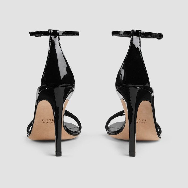 Gucci o1loc1c0426 835736 Women's Sandals With Bamboo in Black Size US 6 / IT 36 - 4 Thumbnail