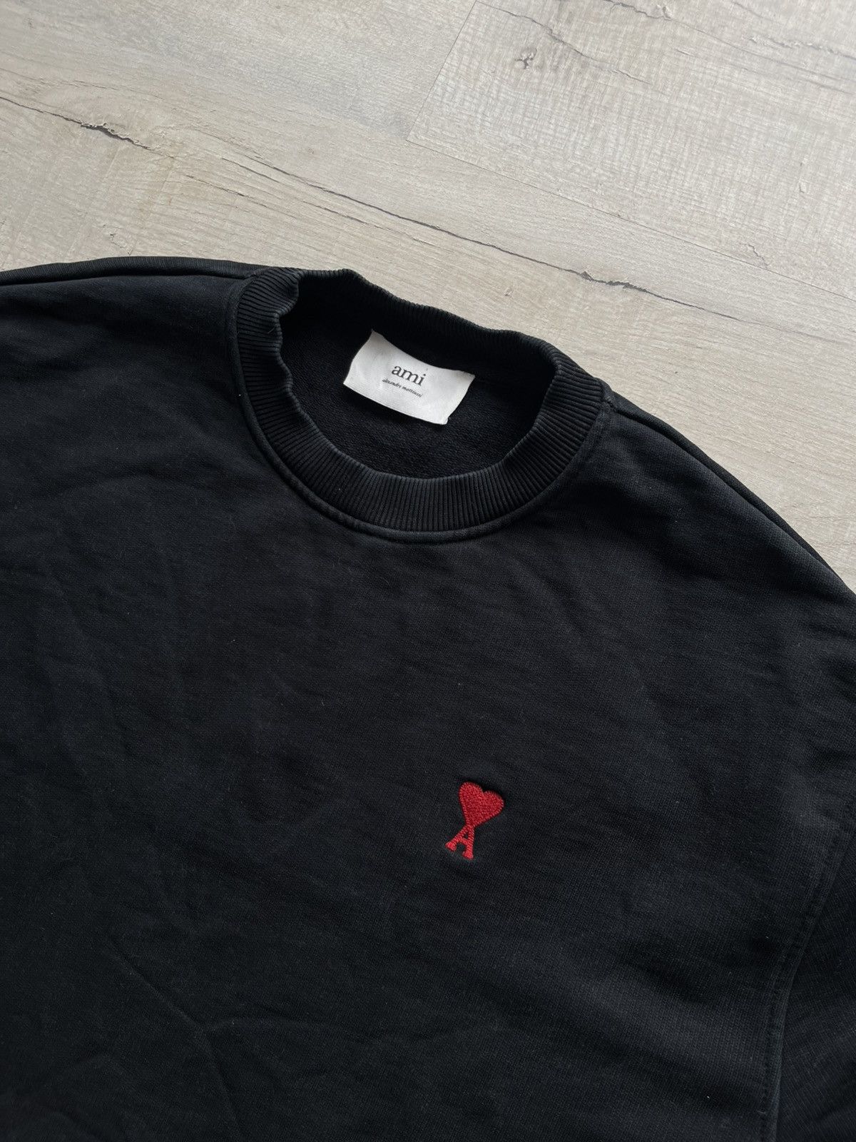 AMI AMI black crewneck sweatshirt Size US M / EU 48-50 / 2 - 1 Thumbnail