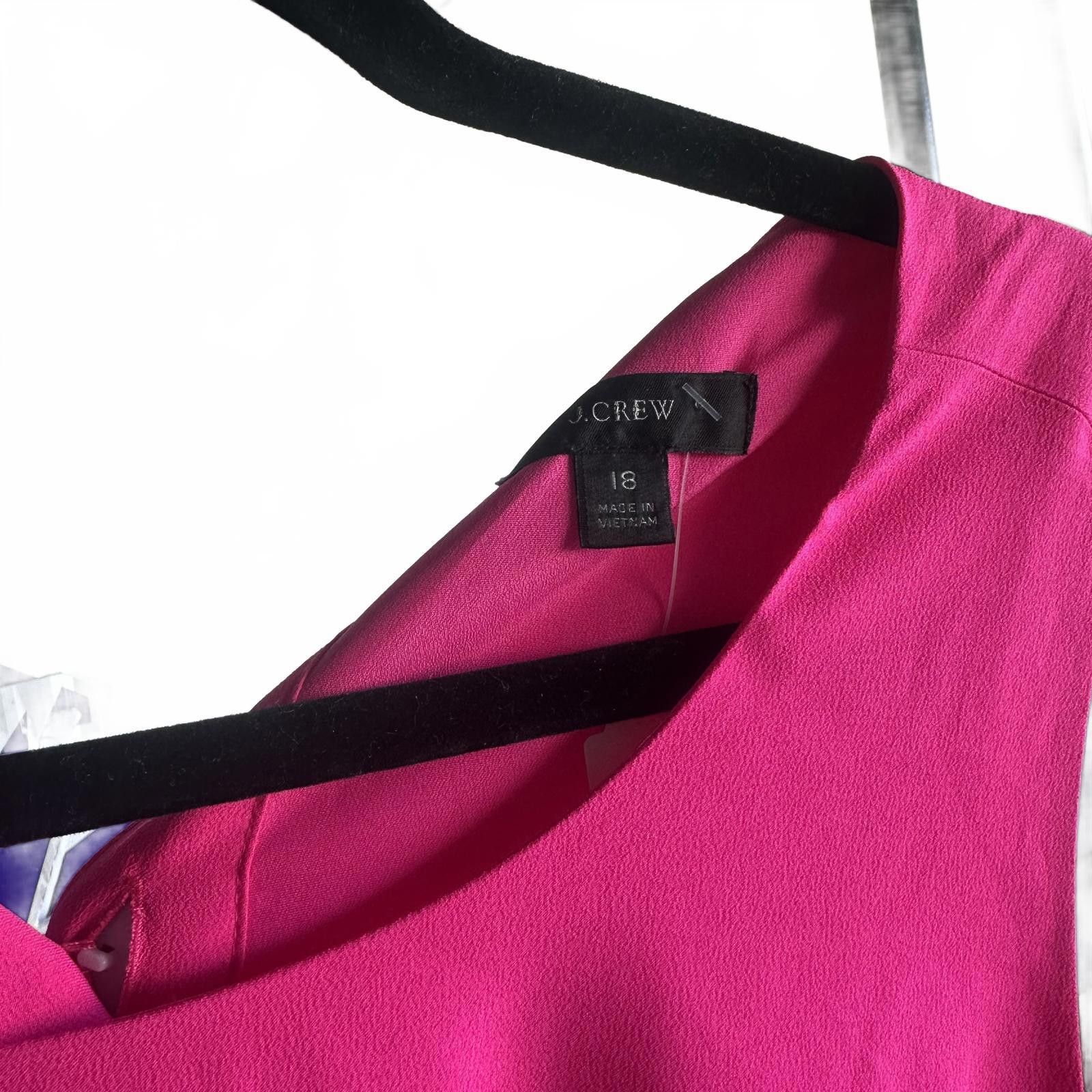 J.Crew J.Crew Women's Pink Dress - Size 16 Size XXL / US 16-18 / IT 52-54 - 2 Thumbnail