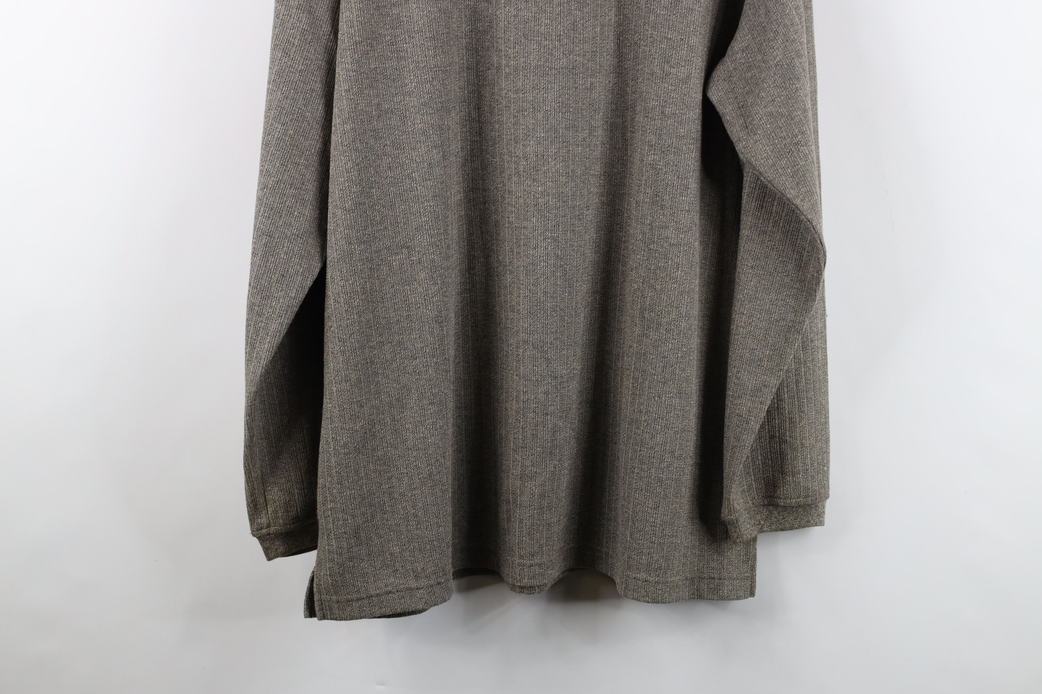 Vintage Vintage 90s Streetwear Knit Long Sleeve Henley T-Shirt Size US L / EU 52-54 / 3 - 14 Thumbnail