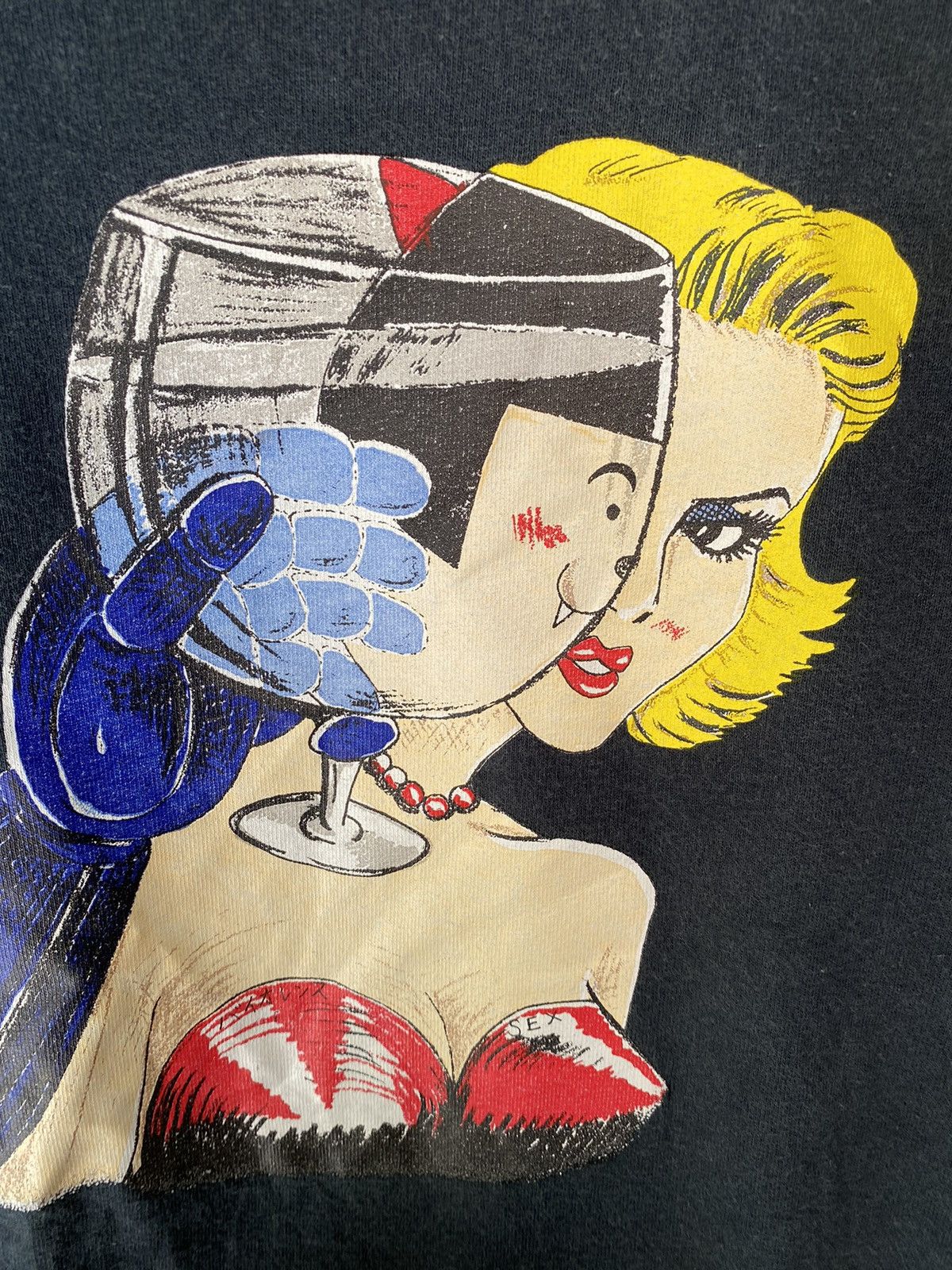 20471120 1990s 20471120 Hyoma Double Face robot girls tee Size US M / EU 48-50 / 2 - 4 Thumbnail