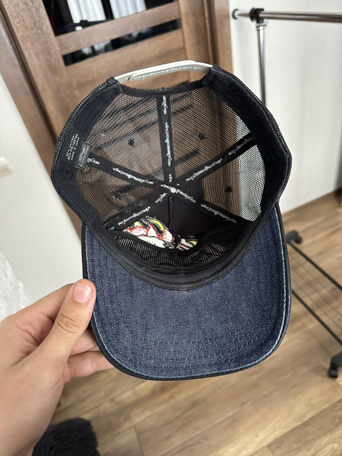 Ed Hardy Ed Hardy Christian Audigier Y2K Cap Hat Vintage Skull Print Size ONE SIZE - 9 Thumbnail