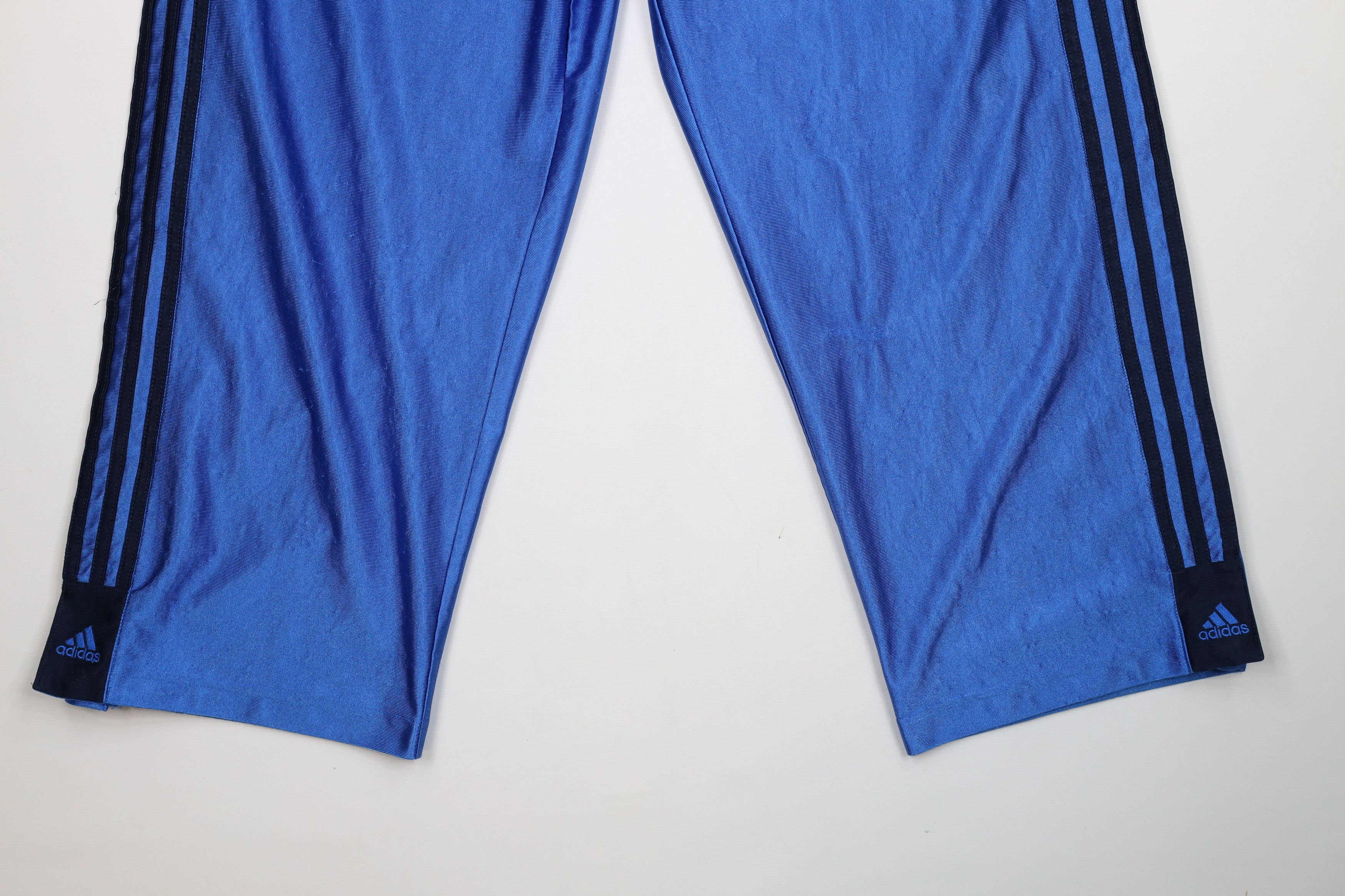 Adidas × Vintage Vintage Y2K 2005 Adidas Striped Wide Leg Tearaway Pants Size US 34 / EU 50 - 4 Thumbnail