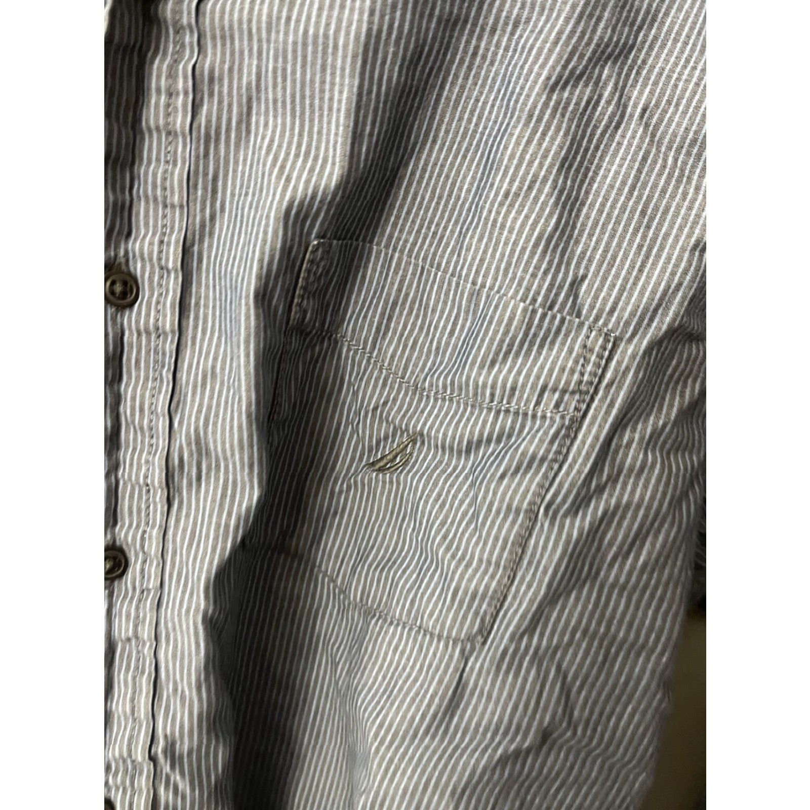 Nautica VINTAGE Nautica Button-Down Shirt Sea Voyage Long Sleeve Cotton Blue Large Men Size US L / EU 52-54 / 3 - 3 Thumbnail