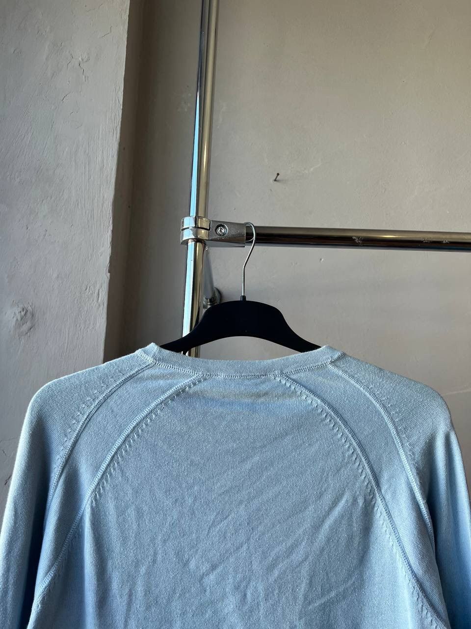 Yves Saint Laurent YVES SAINT LAURENT BLUE EMBROIDERED LOGO MENS SWEATER Size US L / EU 52-54 / 3 - 11 Thumbnail