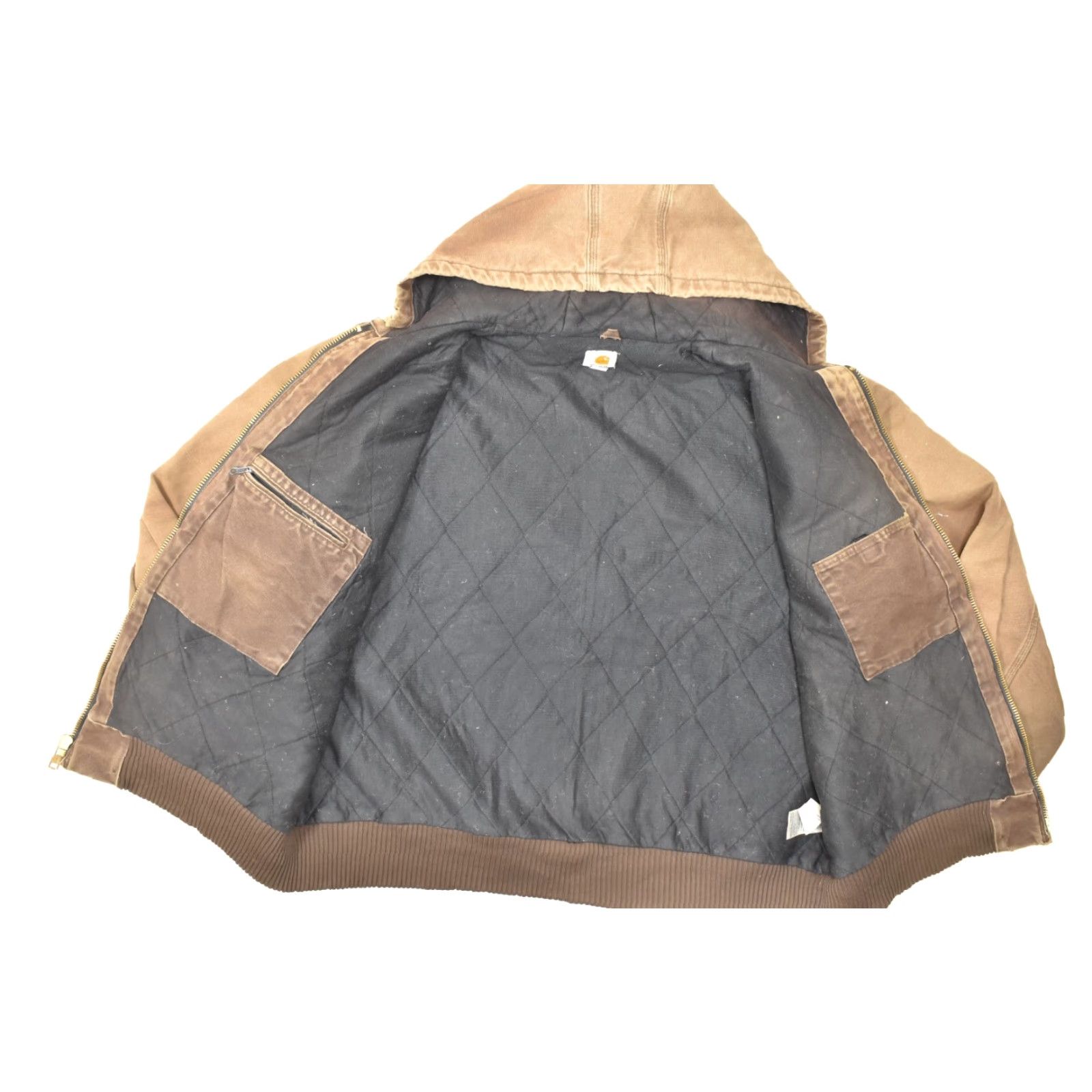 Carhartt VINTAGE Carhartt J130 DKB Quilted Flannel Lined Sandstone Active Jacket 2XL Tall Brown Size US XXL / EU 58 / 5 - 5 Thumbnail