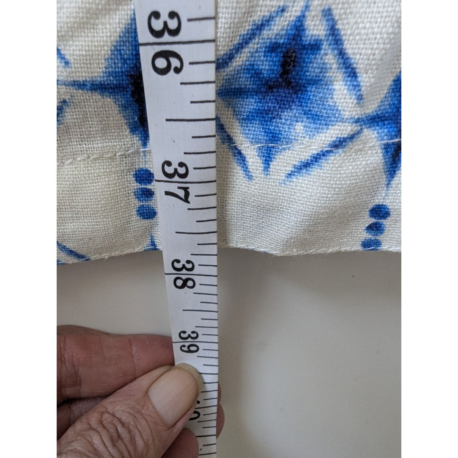 & Other Stories Avec Les Filled Linen Blend Dress Blue White sz L New $165 Size L / US 10 / IT 46 - 8 Thumbnail